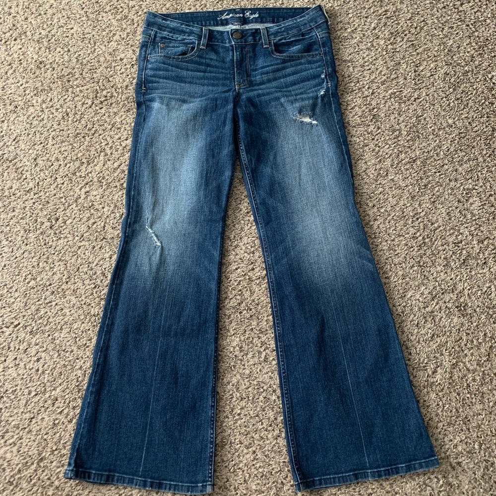 American Eagle Hipster Flare Jeans Sz 12R